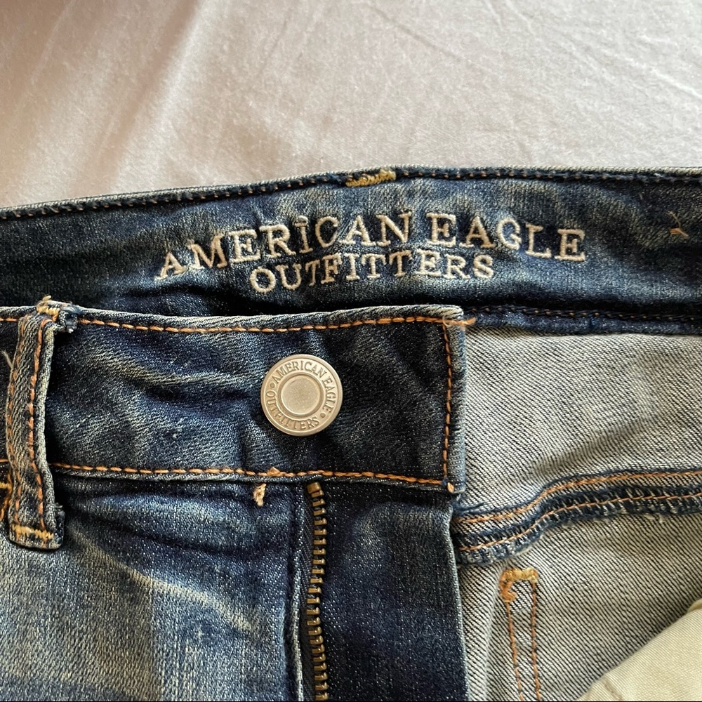 High Rise Blue Jegging - Picture 4 of 5